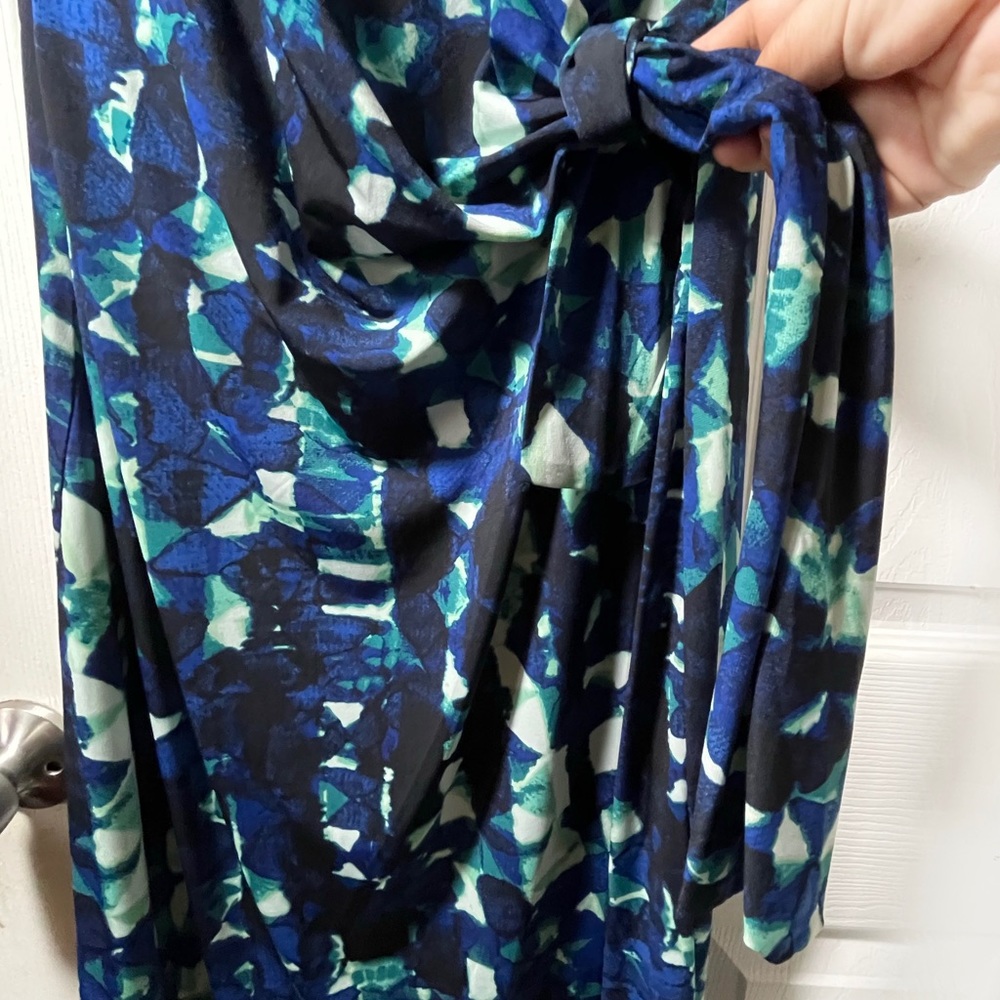 MERONA Women’s Cap Sleeve Dress tie side Sz M - Picture 6 of 14